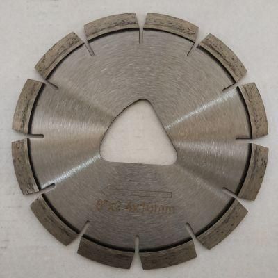 6&quot; Early Entry Diamond Concrete Saw Blade for Aggregate Concrete and Green Concrete with Triangle Hole