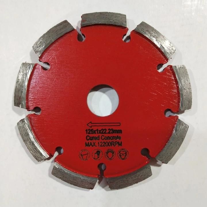 125mm Tuck Point Blades Diamond Crack Chaser Cutting Disc for Concrete Pavement Repairing