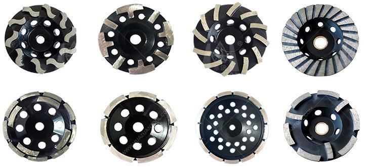 China Manufacture Diamond 180mm T-Shaped Grinding Cup Wheel for Concrete Floor