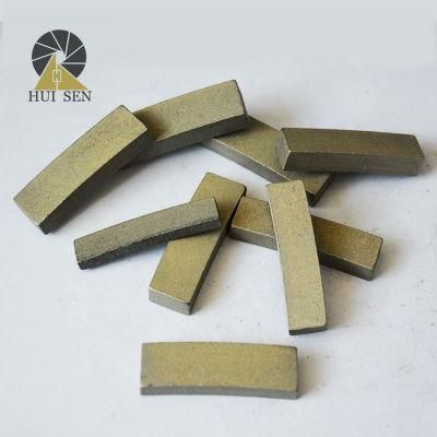 Hard Stone Cutting Tools Welding Diamond Segment Saw Blade Teeth Segment