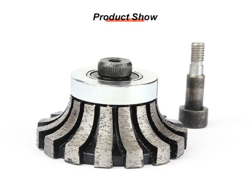 Segmented Diamond Profiling Wheel Grinding Router Bit for Concrete Granite Marble Stone