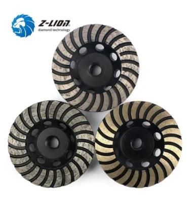 High Quality 4 Inch Double Layer Turbo Diamond Cup Wheel for Concrete