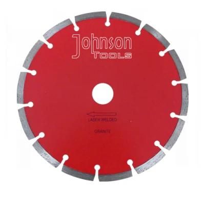 Od180mm Laser Welded Diamond Saw Blade with Long Life for Fast Cutting Granite