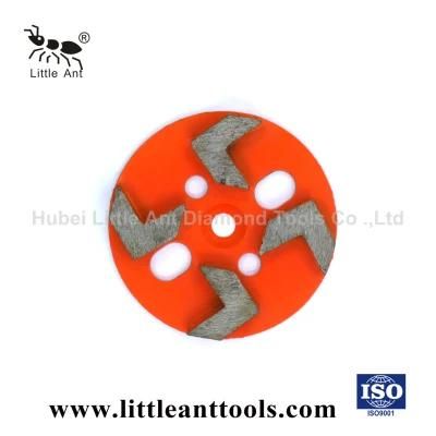 4 Segments Concrete Grinding Disc Diamond Floor Shoes