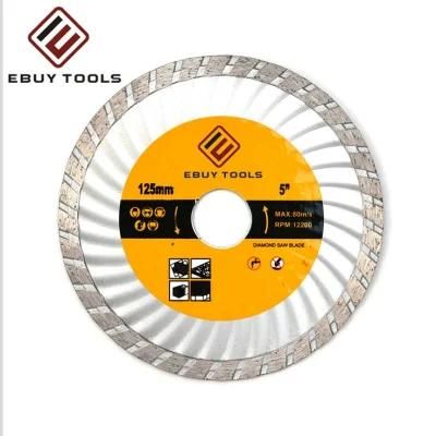 Ebuy Tools Turbo Wave Diamond Saw Blade Silent Tools for Ceramic Marble Concrete Cutting