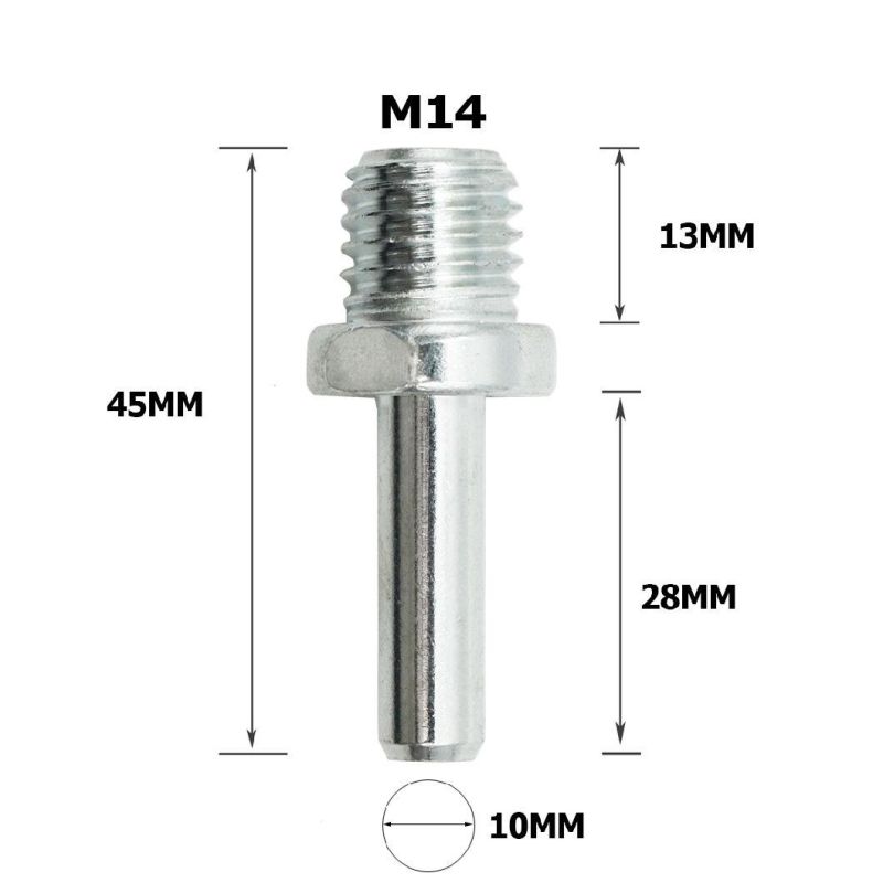 M14 to M10 or M14 to 5/8 or 5/8 to M14 Connection Converter Diamond Core Bits Adapter Grinding Wheel Adapter