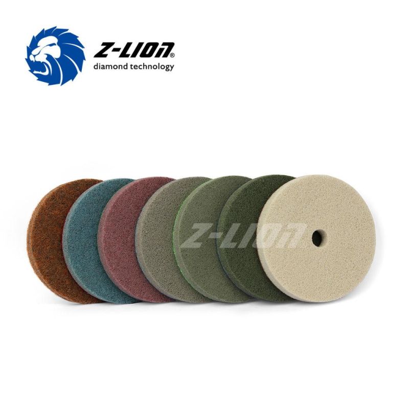 Diamond Nylon/Fiber/Sponge Polishing Pad for Concrete Floor Cleaning