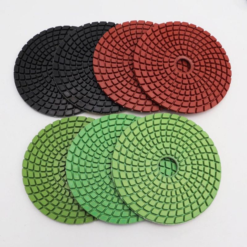 Wet Diamond Flexible Polishing Pads for Granite Marble Ceramic