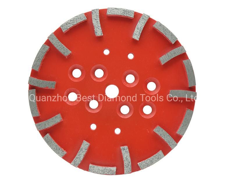 250mmx20t for Grinding Concrete Stones Floor Grinding Head Brazing Diamond Grinding Wheel