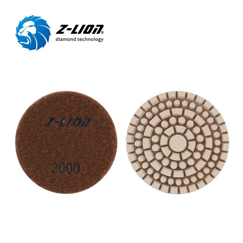 Resin Dry Diamond Tools Angle Grinder Floor Polishing Pads for Stone Concrete Grinding