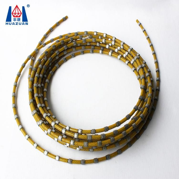 Dia 7.2-9.0mm Plastic Diamond Rope Wire Saw for Marble Cutting