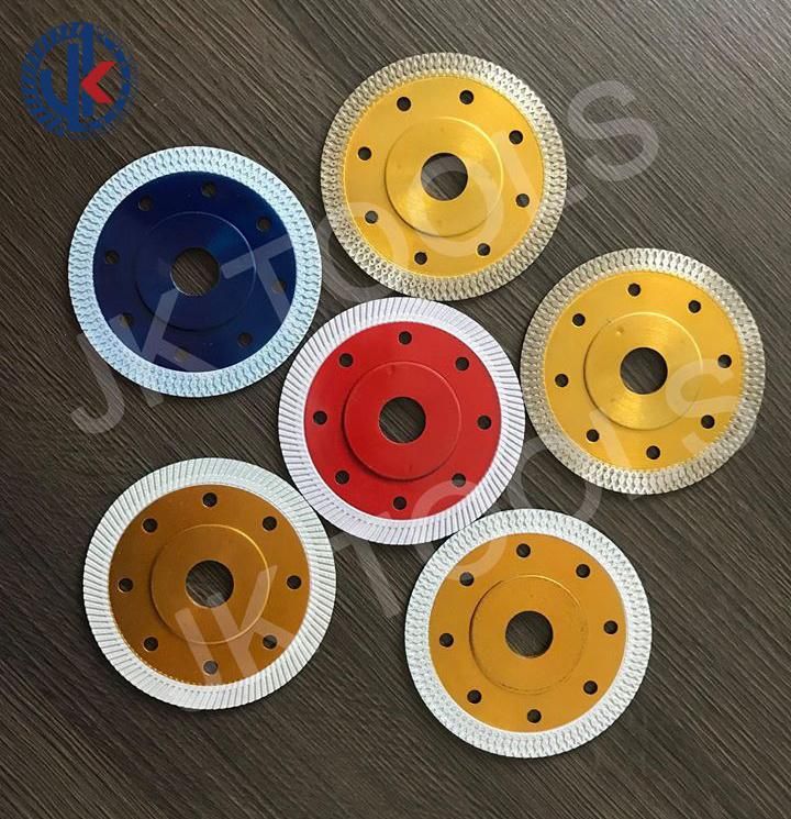 105mm Arbor 20mm K Turbo Hot Press Diamond Saw Blade / Tile Cutter Blade Cutting Ceramic No Chipping