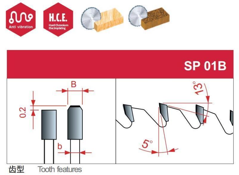 PCD Circular Saw Blade Diamond Tools for Aluminium Compound Profile Cutting Thermal Break Aluminium Profile, Aluwood and Aluplastic Window Door Profiles