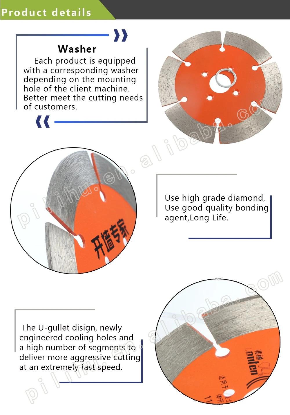 Factory Wholesale Diamond Circular Saw Blade Cutting Wall Concrete