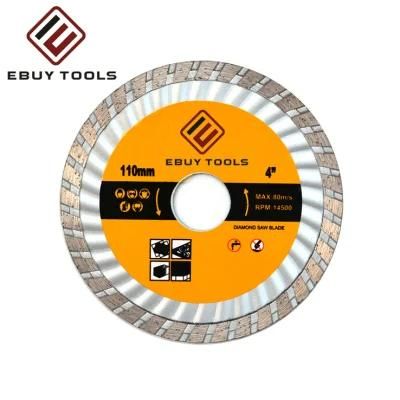 110mm 4inch Strengthen Protection Turbo Diamond Saw Blade