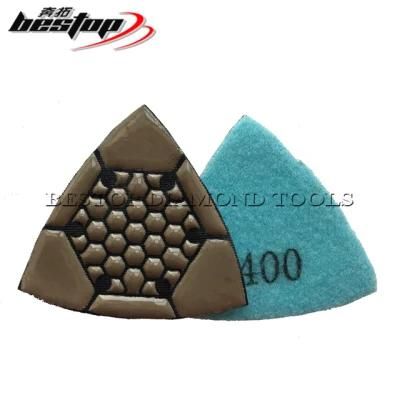 80X80X80mm Concrete and Stone Diamond Dry Polishing Pads