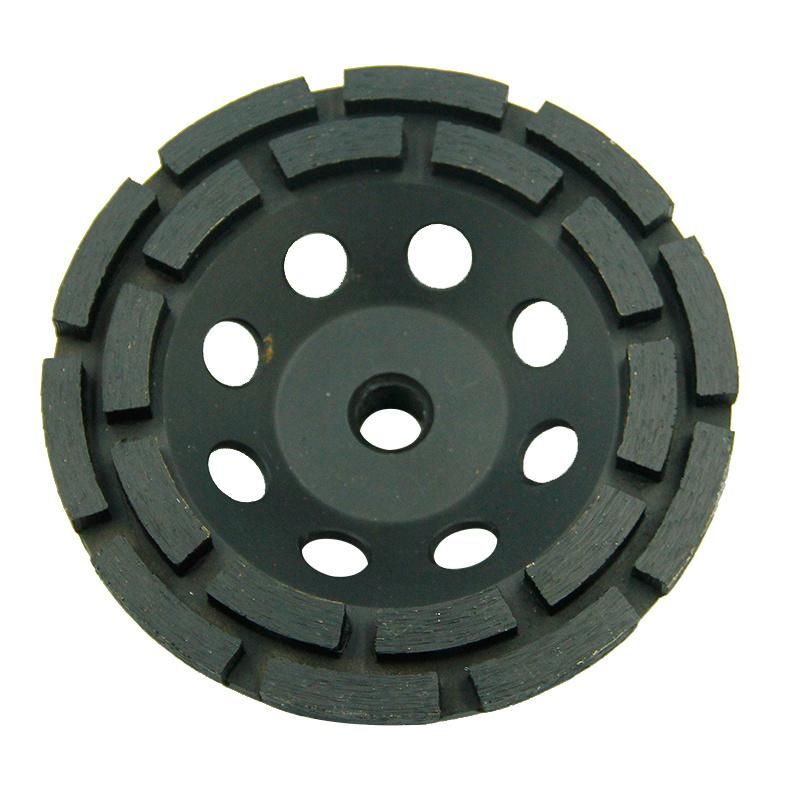 Diamond Double Row Grinding Cup Wheel for Marble