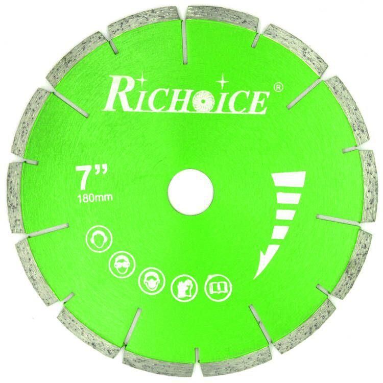 Richoice 100/115/ 125mm Hot Pressed Super Thin Turbo Diamond Cutting Disc Turbo Diamond Saw Blade for Granite Ceramic Marble