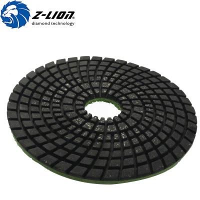 4 Inch Metal Pad Diamond Wet Polishing Pad for Granite Marble