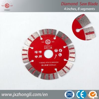 4&prime;&prime; Cheap Stock Price Diamond Saw Blade with Dry or Wet Cutting Blade