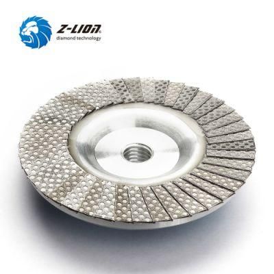 Aluminum Diamond Flexible Flap Disc for Steel Metal Glass Ceramic