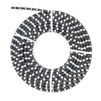 Stone Cutting Diamond Wire Saw Rubber High Efficiency