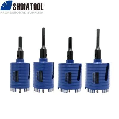 Laser Welded Diamond Core Drill Bit Including Center Drill and Hex Adapter