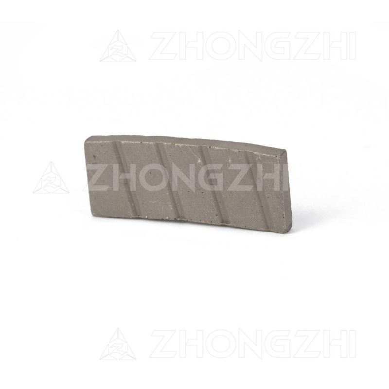 Slant Slot Diamond Cutting Tools Brazed Blade Segment