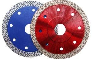 Factory Direct Sale Mesh X-Shaped Turbo 105mm Super Thin Diamond Saw Blade for Ceramic Tile Cutting Saw
