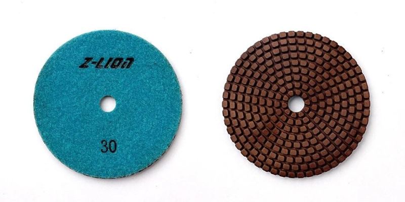 Diamond Copper Filling Flexible Wet Polishing Pad for Stone Marble Granite