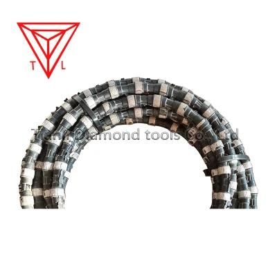 Diamond Serrated Wire Rope Saw for Quartzite