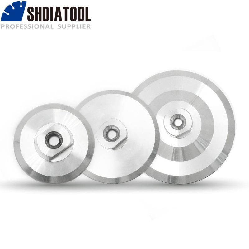 4inch Aluminum Base Back Pad for Diamond Polishing Pads, Backer Pad for Grinder