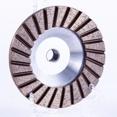 Silver Brazed Double Row Segmented Diamond Grind Wheelstone Masonry Brick