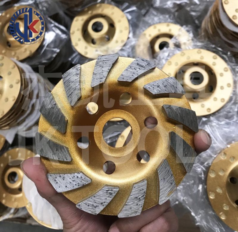 4 Inch 100mm / 105mm Turbo Diamond Grinding Tools / Diamond Cup Wheel / Diamond Wheel for Gridning Granite Marble Stone