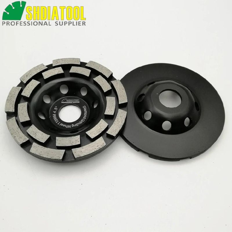 Double Row Sintered Diamond Grinding Cup Wheel Long Working Life