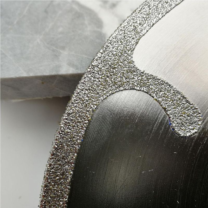 Bowl-Shaped Electroplated Diamond Cutting and Grinding Discs for Granite & Marble