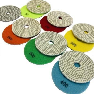 Factory Direct Sell 5inch 125mm Wet Granite Polishing Hand Tools