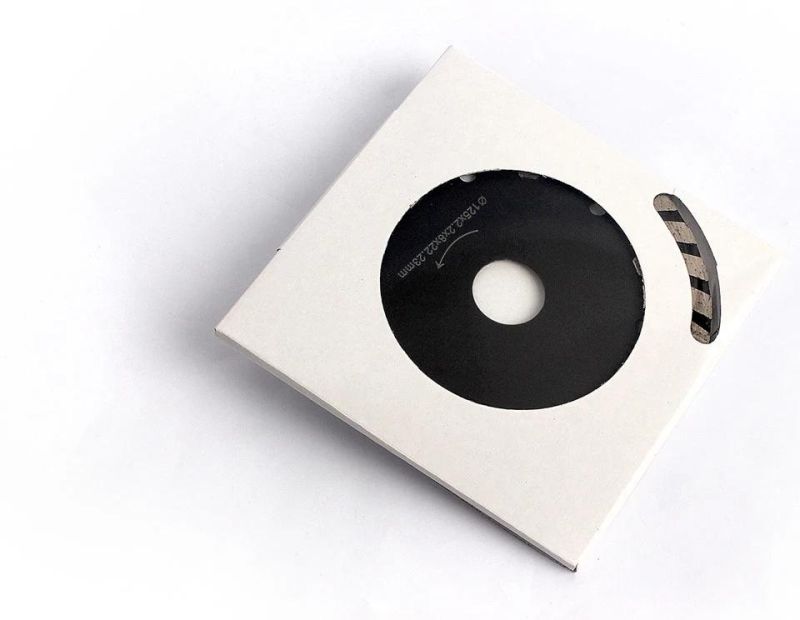 Turbo Diamond Cutting Blade with Protection Teeth for Stone/Granite/Sandstone/Concrete