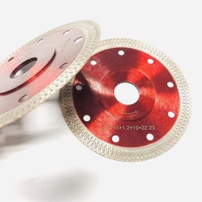 Wholesale Made in China Super Thin 4.5 Inch Mesh Turbo Diamond Cutter Circular for Cutting Ceramic Tile Marble Stone Saw Blade