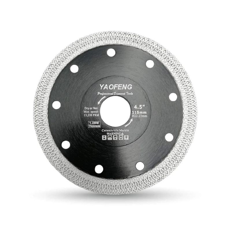 4.5" Super Thin Diamond Saw Blade - Porcelain Tiles Granite Marble Ceramics Diamond Cutting Disc