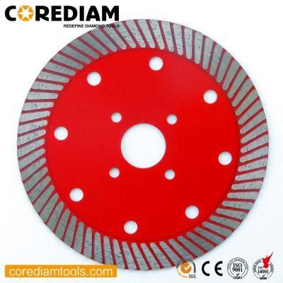 115mm/4.5mm Diamond Sinter Hot-Pressed Stone Turbo Disc/Diamond Cutting Tool