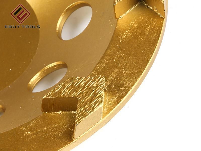 5′′ Diamond Concrete Grinder Blade Grinding Cup Wheel 7/8 -5/8 Arbor Yellow