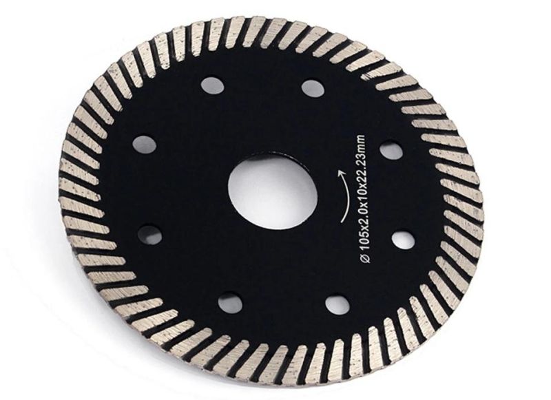 High Narrow Teeth 5 Inch Diamond Blade for Stone Concrete Cutting