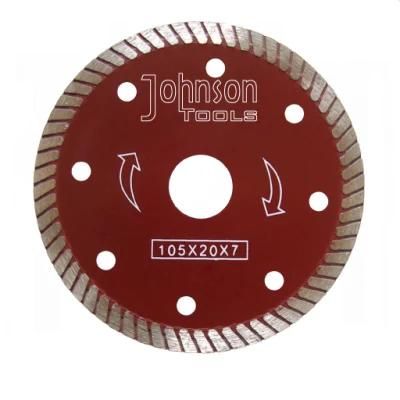 105mm Hot Press Sintered Turbo Saw Blade for Ceramic and Tiles