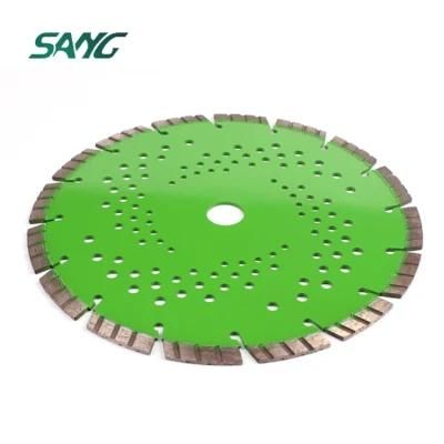 Laser Welded Diamond Saw Blades with Segmented Turbo Teeth