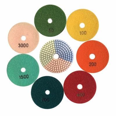 Stone Processing Flexible Wet Use Diamond Polishing Pads