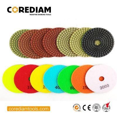 3&quot; Dry Polishing Pad for Grinding Granite, Marble with Angle Grinder