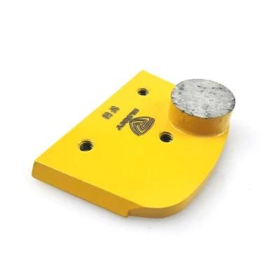 Lavina Diamond Grinding Shoe with Single Round Segment for Concrete Floor Grinder