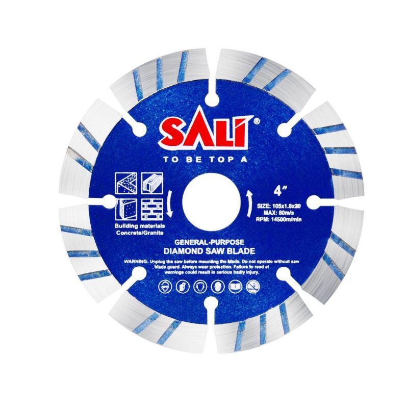 Cold Press Sintered Turbo Segmented Diamond Saw Blade