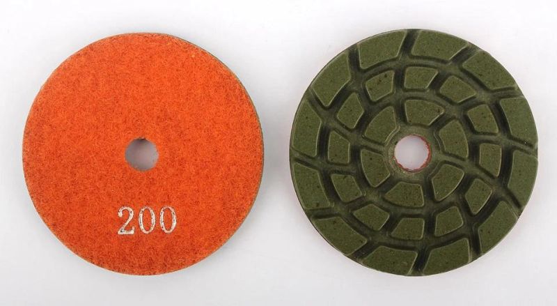 3" Diamond Copper Filling Polishing Pad for Concrete Terrazzo Floor